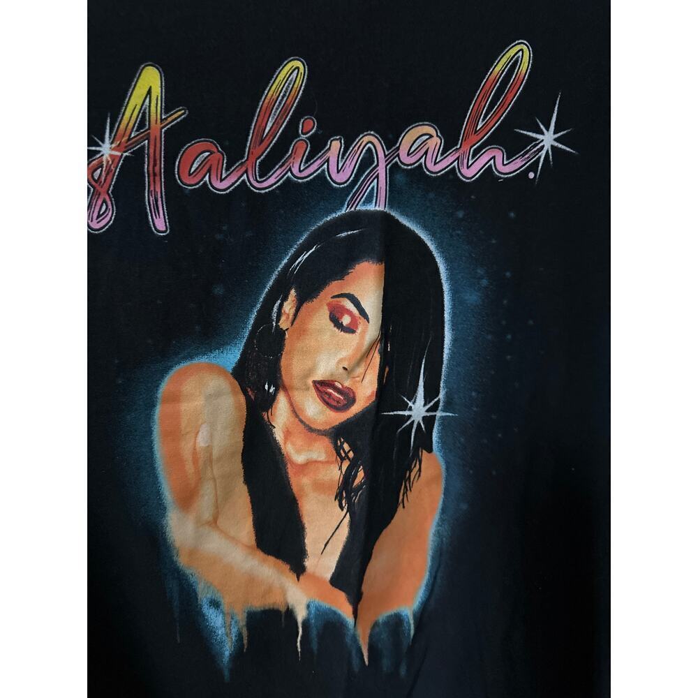Adult Size L Aaliyah Hip Hop Band Shirt - Picture 3 of 6